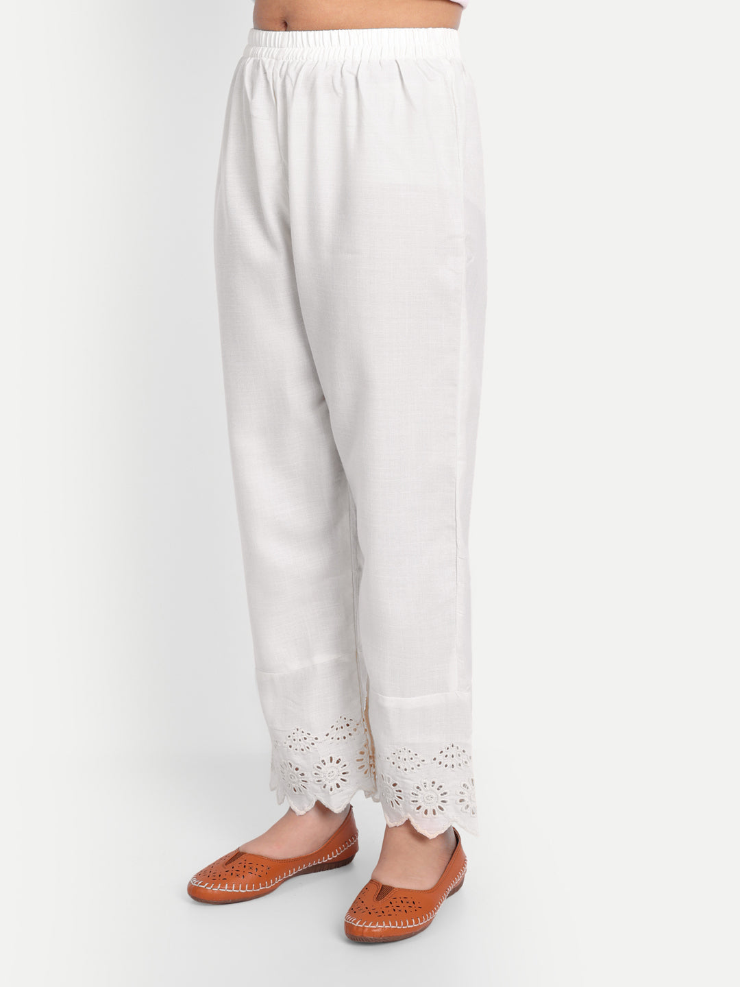 MODISH COUTURE Lace work Kurta & Plazzo(Mustard)