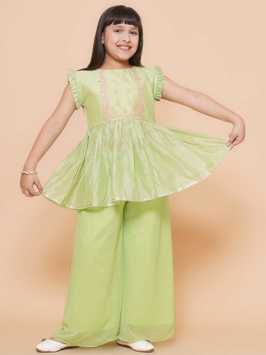 Modish couture Embroidered Kurta & sharara - Image 2