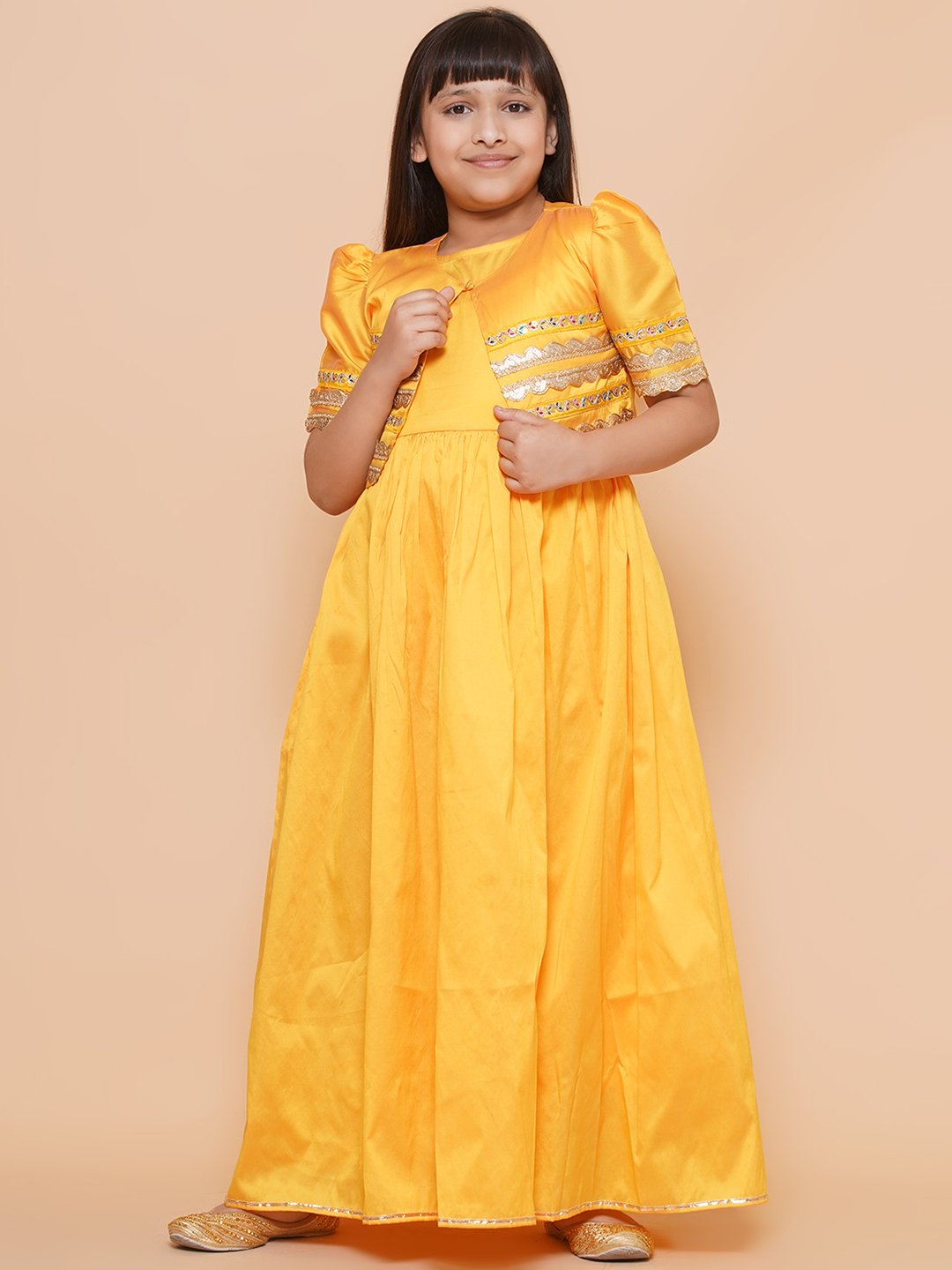 Modish couture Embellished Dress & Jacket with Dupatta - Image 2