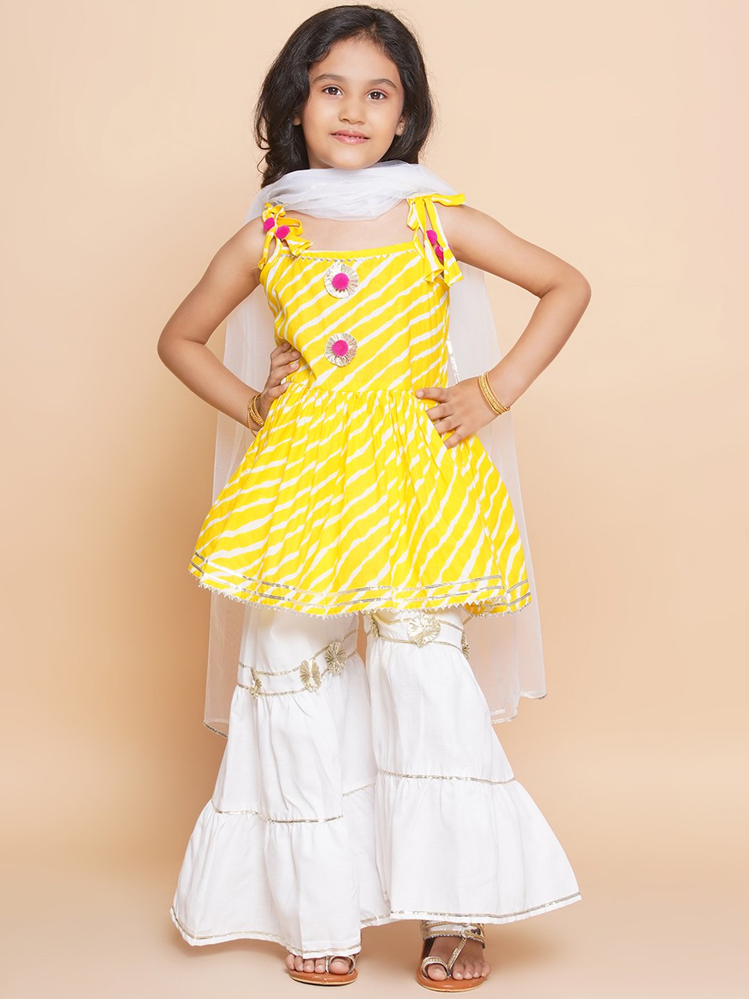 Modish couture Printed Kurta & Sharara - Image 2