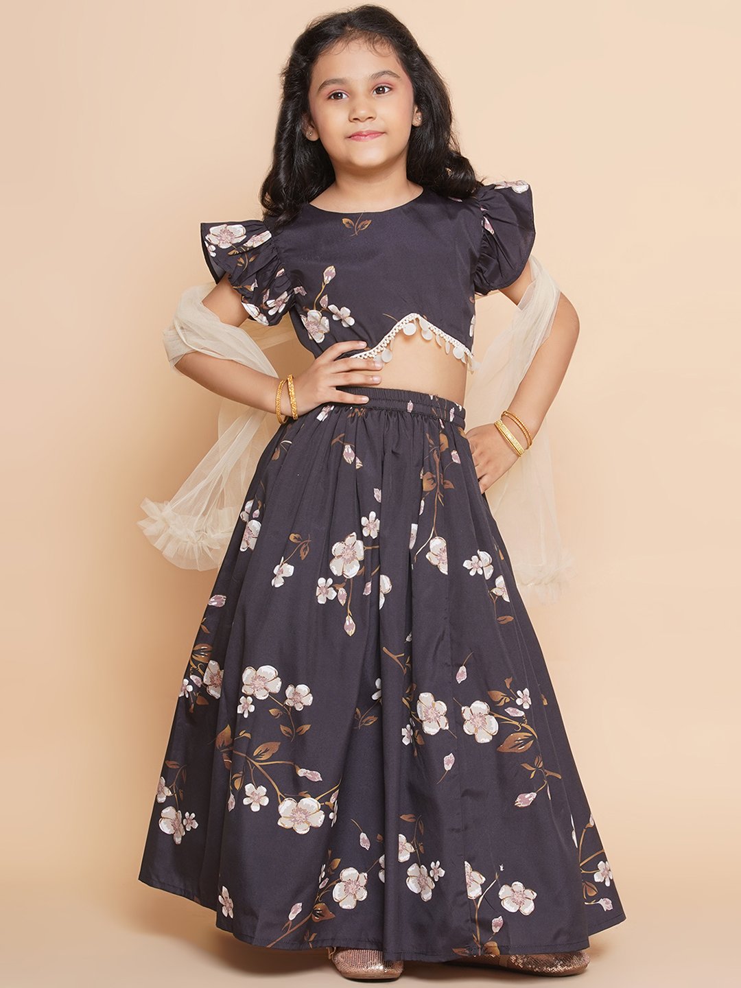 Modish couture Printed Lehenga & Top with Dupatta - Image 2