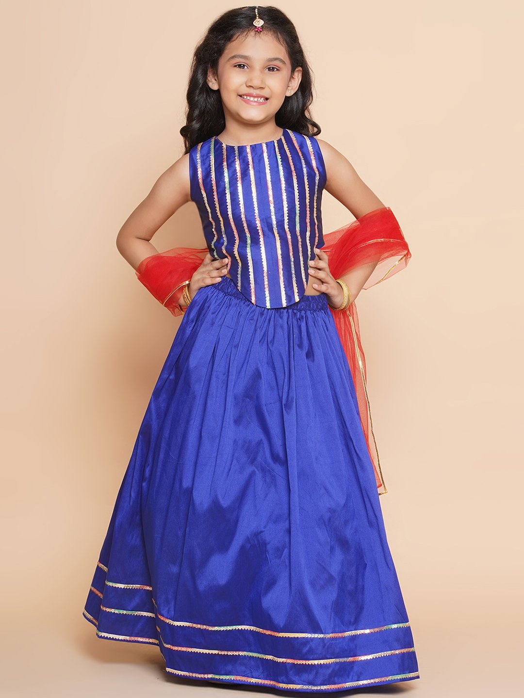 Modish couture Self Design Lehenga & Top - Image 2