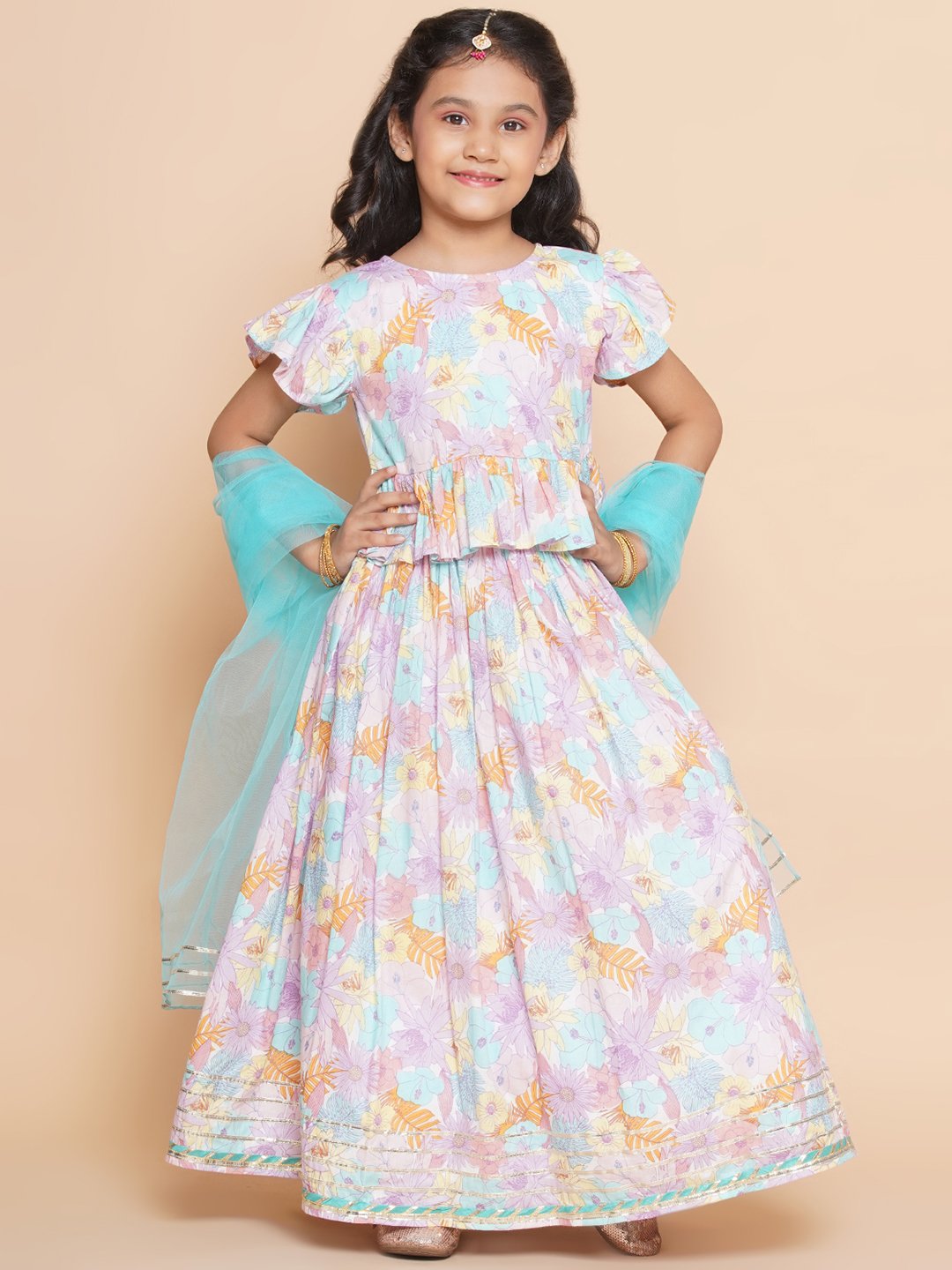 Modish couture Printed Lehenga & Top with Dupatta - Image 2