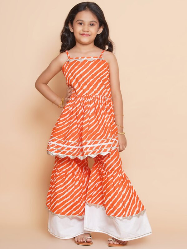 Modish couture Printed Kurta & Sharara