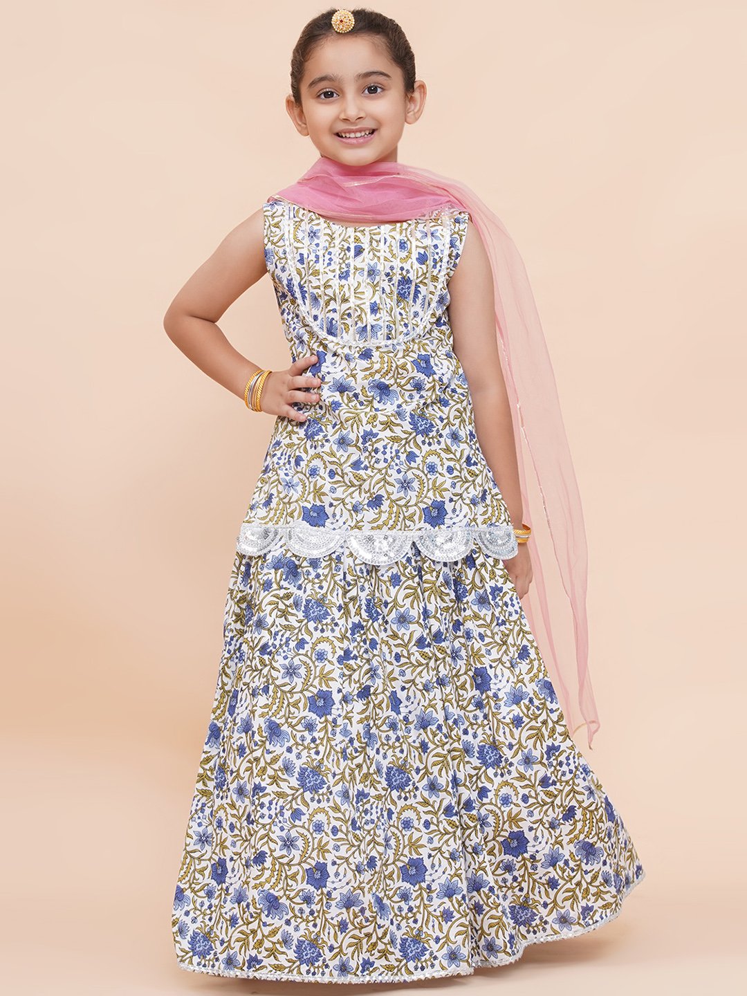 Modish couture Printed Lehenga Kurta with Dupatta - Image 2