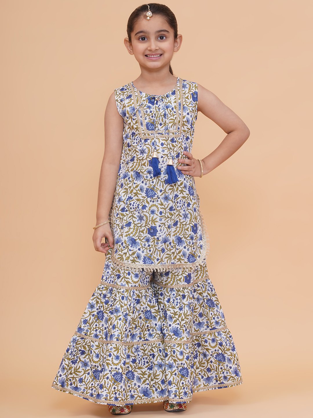 Modish couture Printed Kurta & Sharara - Image 2