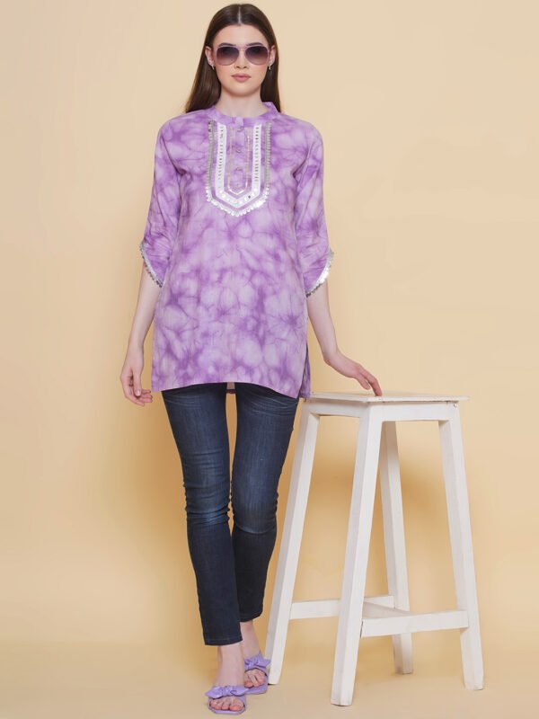 Modish Couture Self Design Tunic