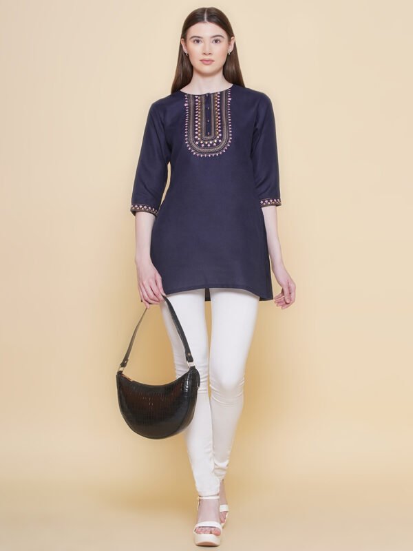 Modish Couture Embroidered Tunic