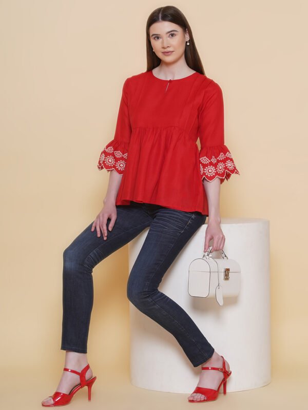 Modish couture Self Design Top
