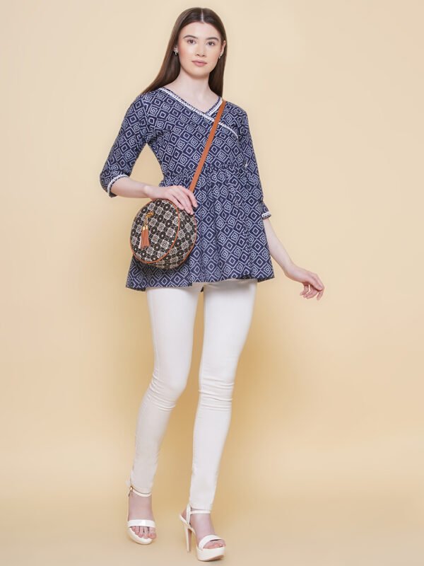 Modish couture Self Design Wrap Top
