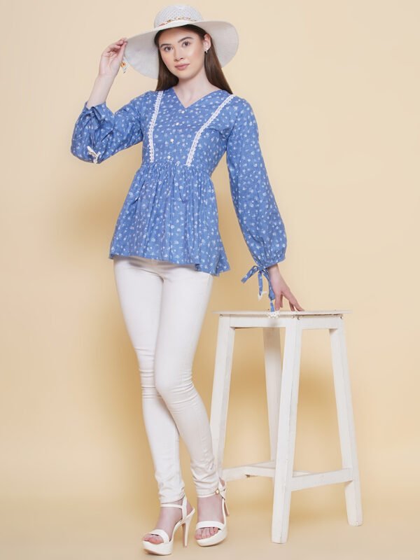 Modish couture Printed Pure Cotton Top