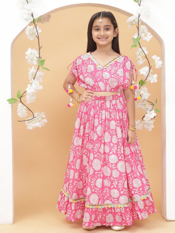 Modish couture Self Design Lehenga with Top