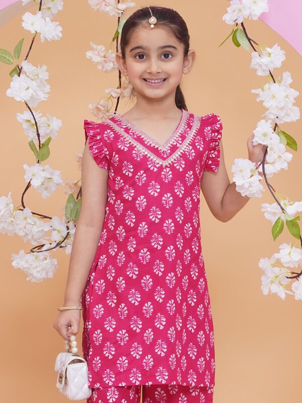 Modish couture Printed Kurta & Plazzo