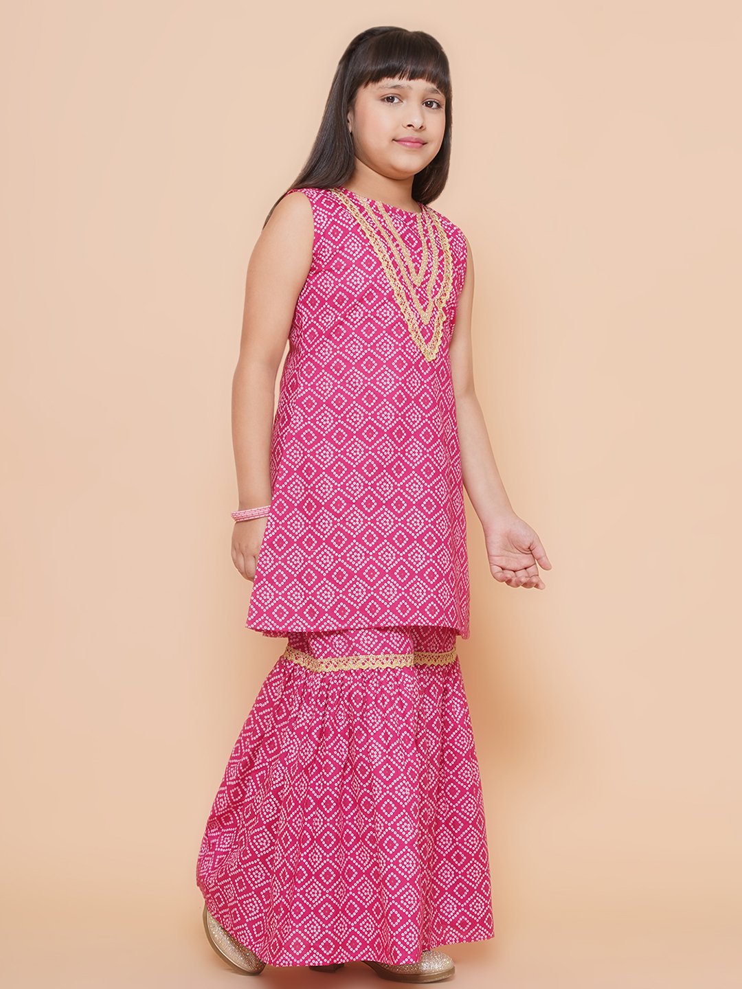 Modish couture Printed Kurta & Garara - Image 4