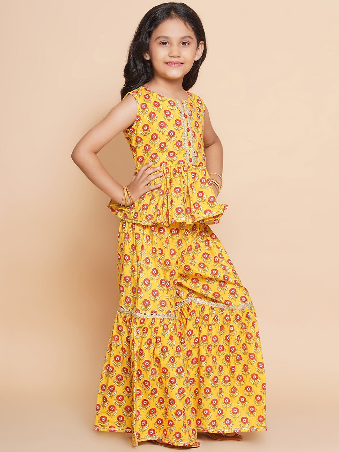 Modish couture Printed Kurta & Sharara - Image 3
