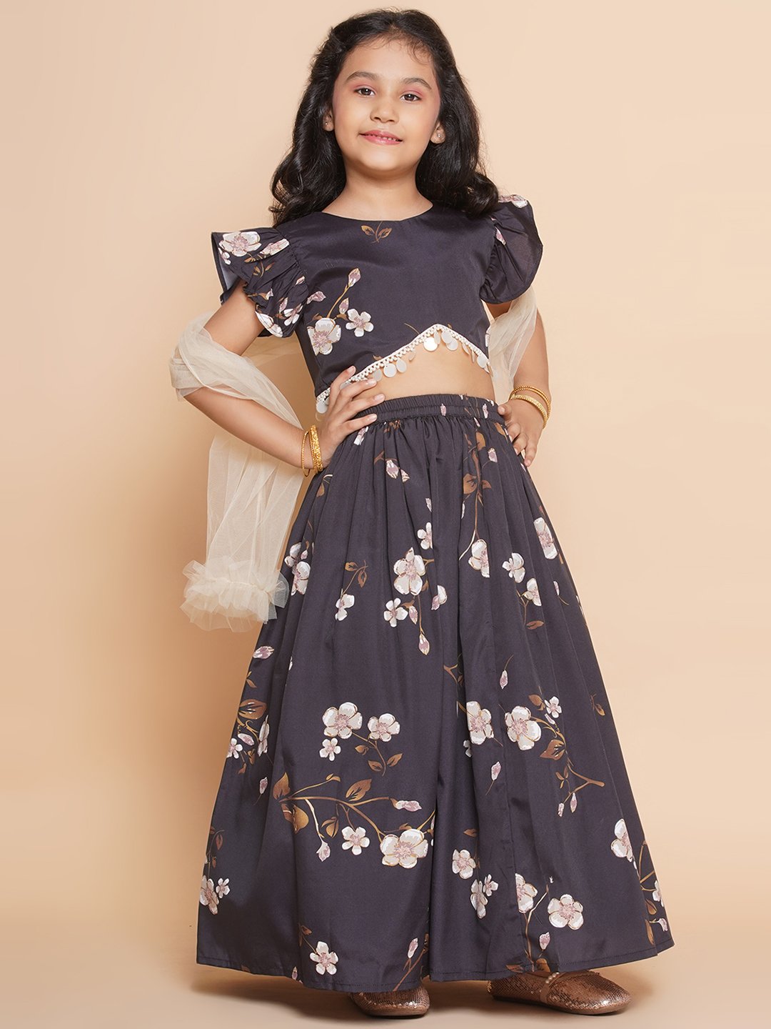 Modish couture Printed Lehenga & Top with Dupatta - Image 4