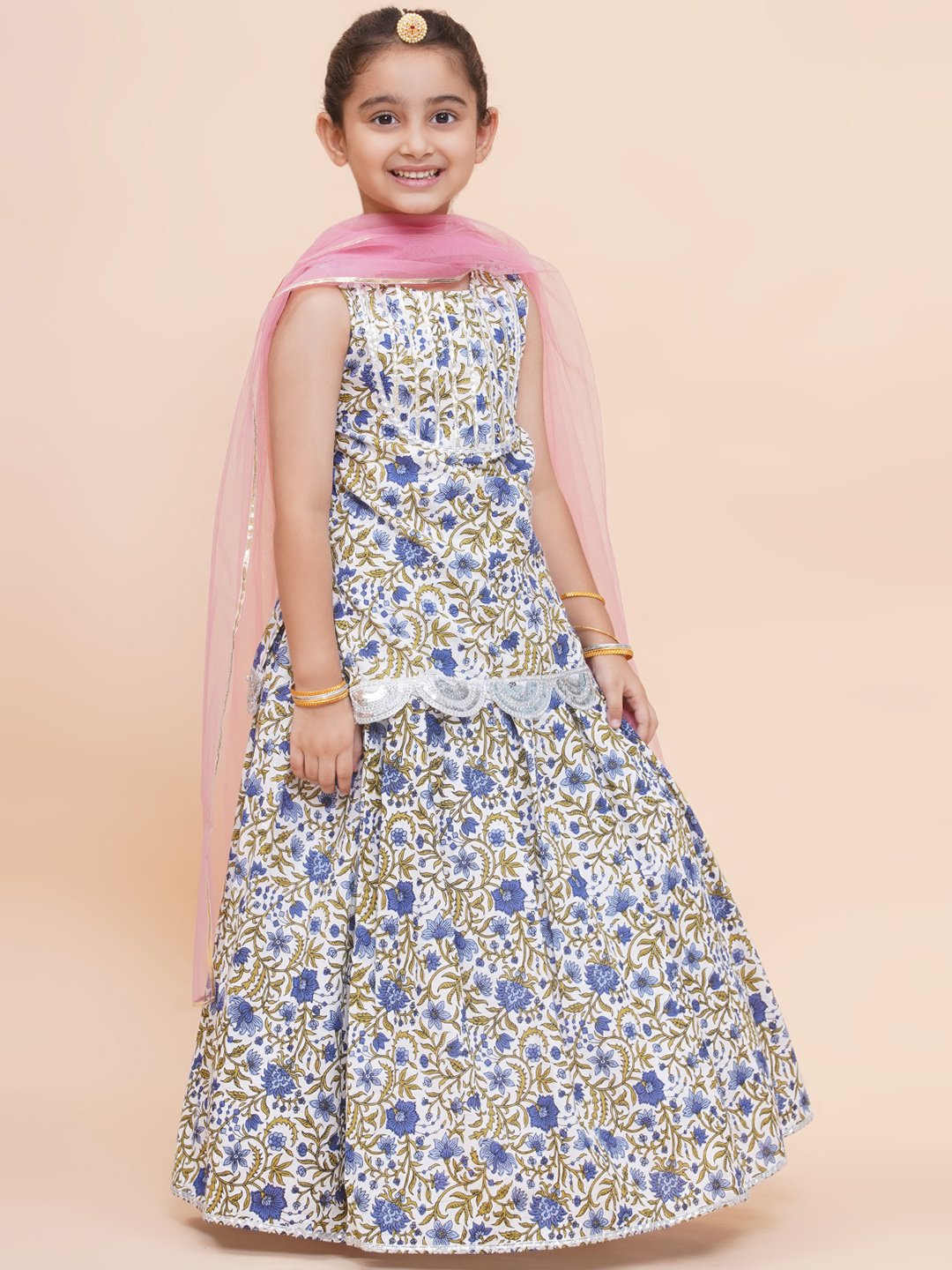 Modish couture Printed Lehenga Kurta with Dupatta - Image 4