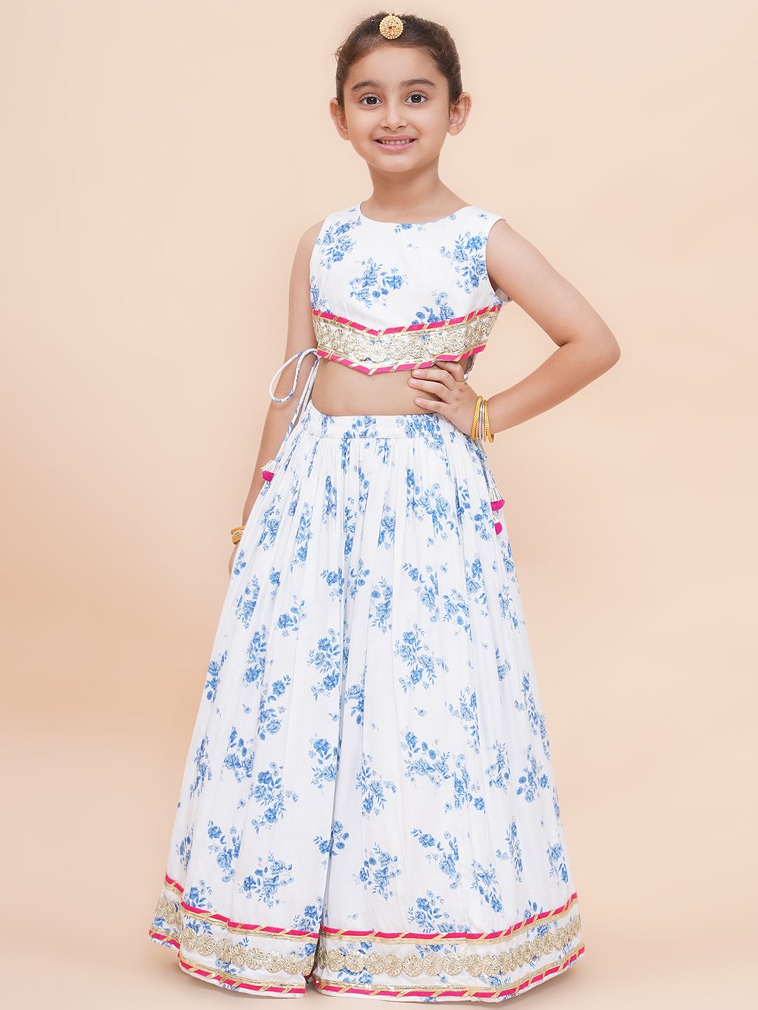 Modish couture Printed Lehenga with Top - Image 4