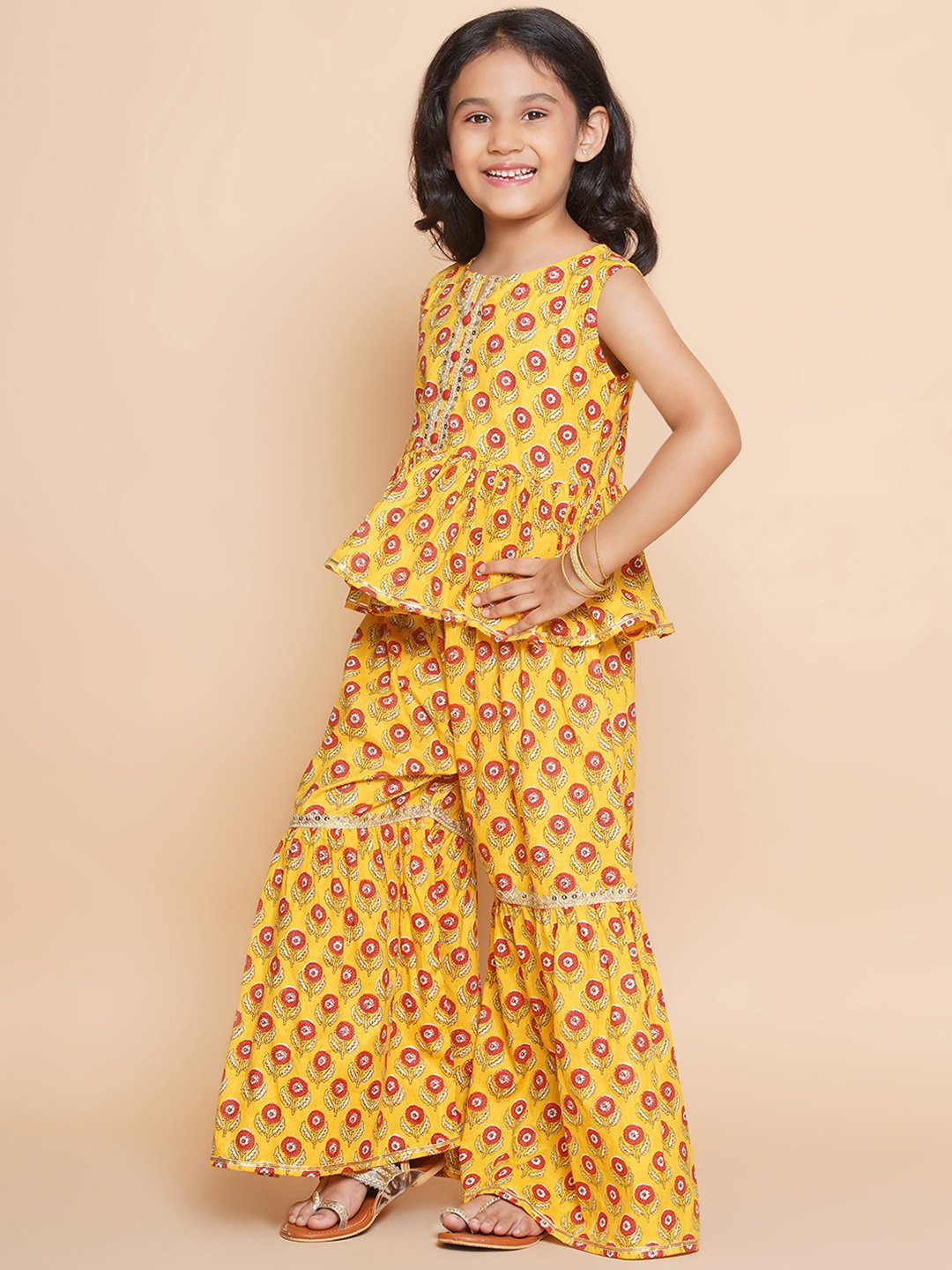 Modish couture Printed Kurta & Sharara - Image 4