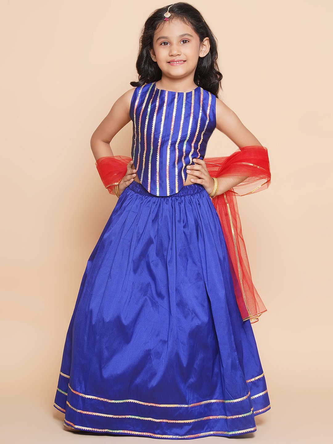 Modish couture Self Design Lehenga & Top - Image 5