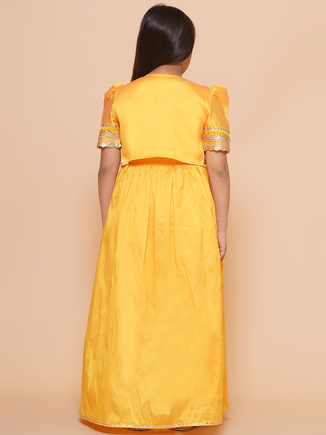 Modish couture Embellished Dress & Jacket with Dupatta - Image 6