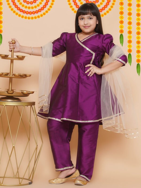 Modish couture Embellished Kurta & Plazzo with Dupatta