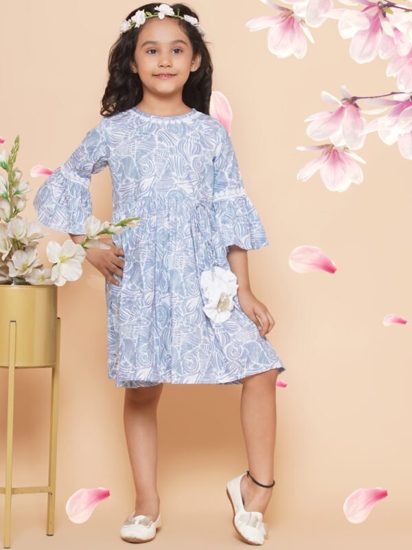 Modish Courture Printed Dress