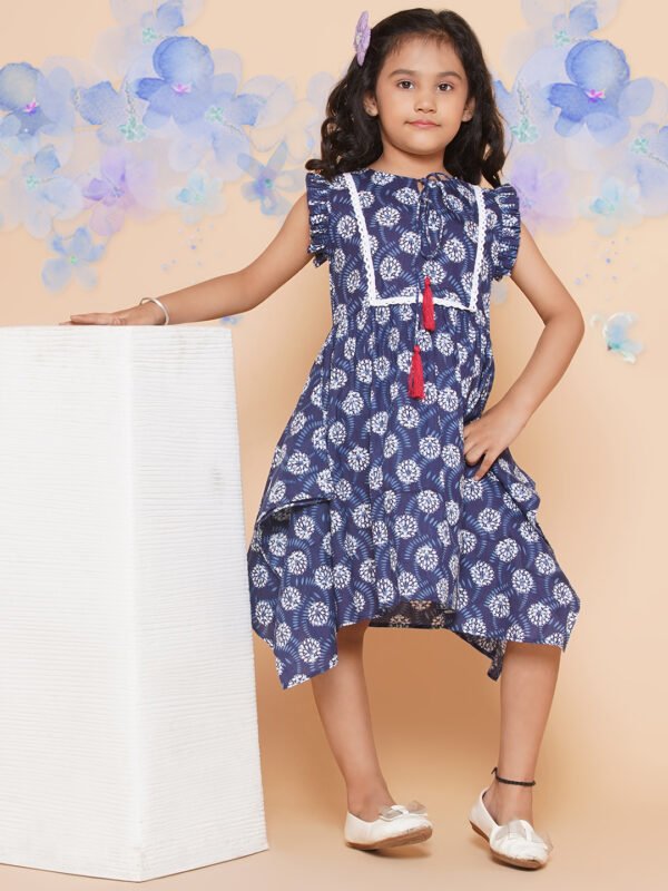 Modish Courture Indigo Print Dress