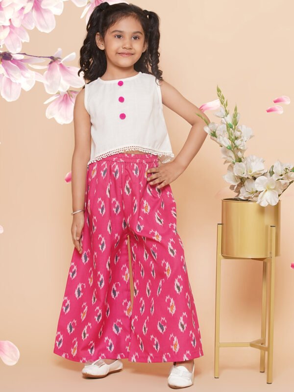 Modish Courture Printed Plazzo & Top Set