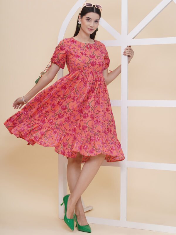 Modish Couture Ethnic Print Maxi Dress