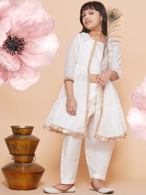 Modish couture Top & Plazzo with Jacket