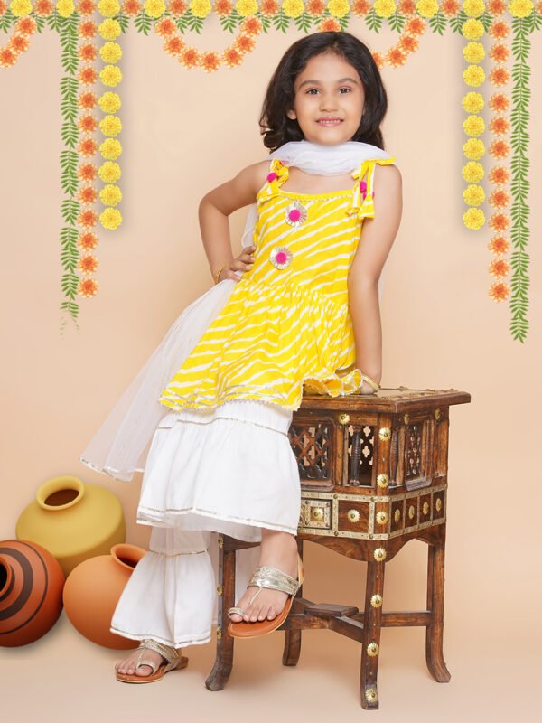 Modish couture Printed Kurta & Sharara