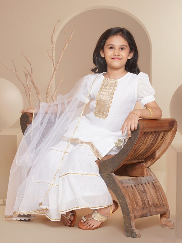 Modish couture Printed Kurta & Sharara