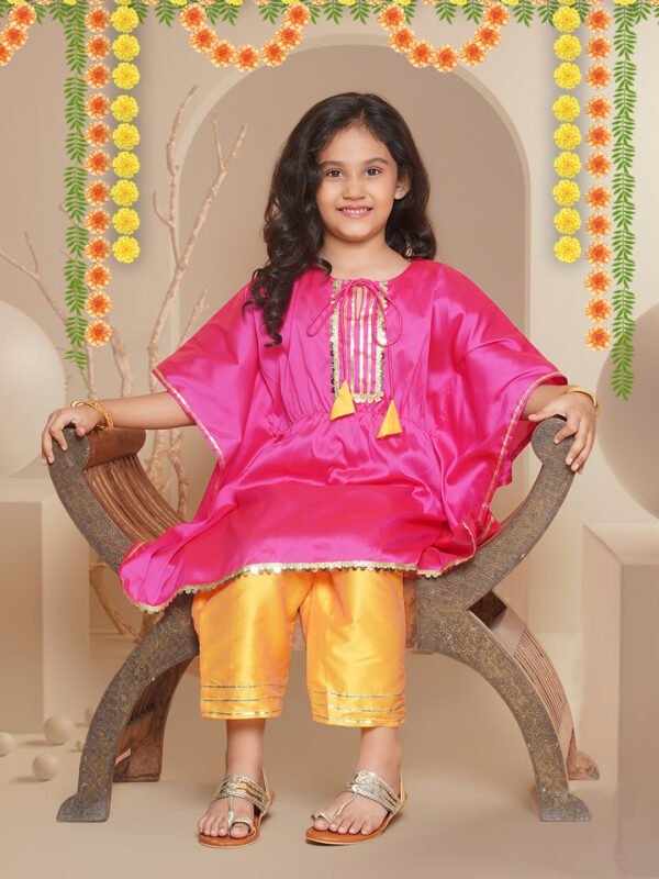 Modish couture Self Design Kaftaan & Plazzo