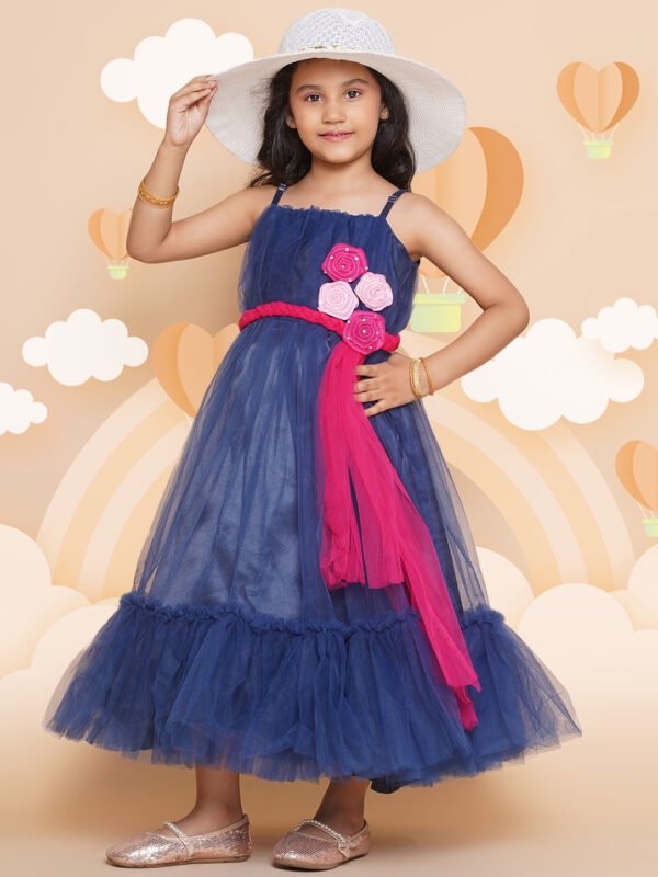 Modish couture Appliquie Maxi Dress