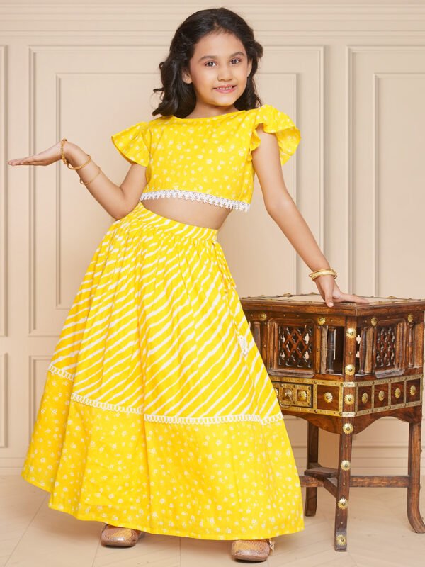 Modish couture Printed Lehenga & Top