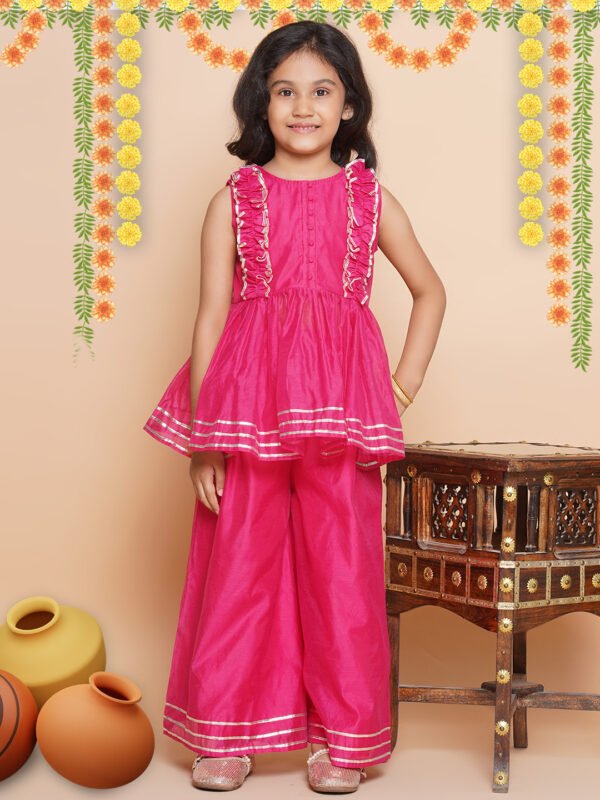 Modish couture Self Design Kurta & Sharara