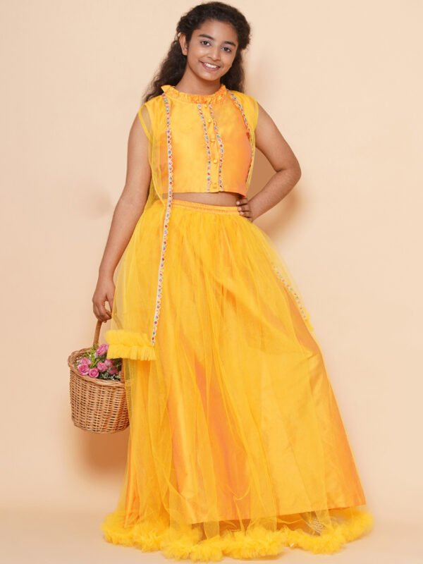 Modish couture Embellished Lehenga & Top