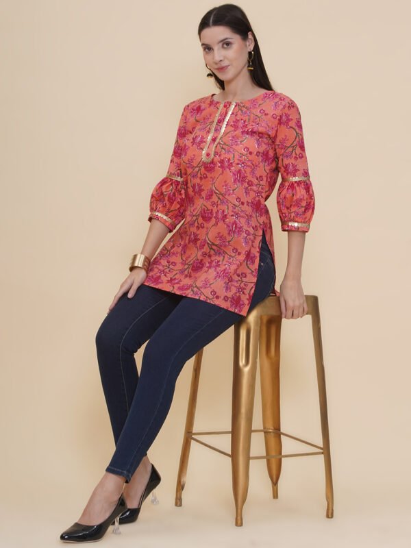 Modish Couture Self Design Tunic