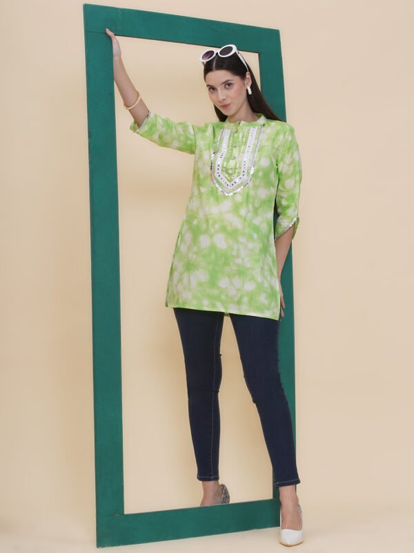 Modish Couture Self Design Tunic