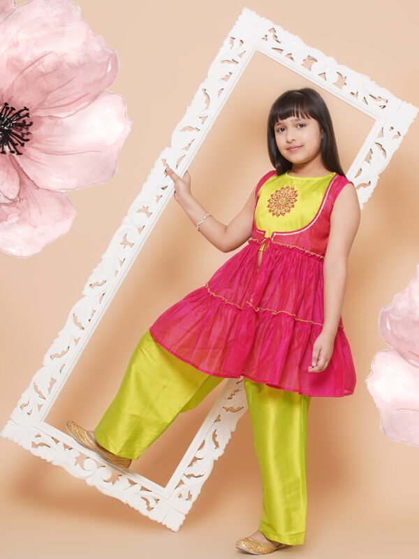 Modish couture Top & Plazzo with Jacket