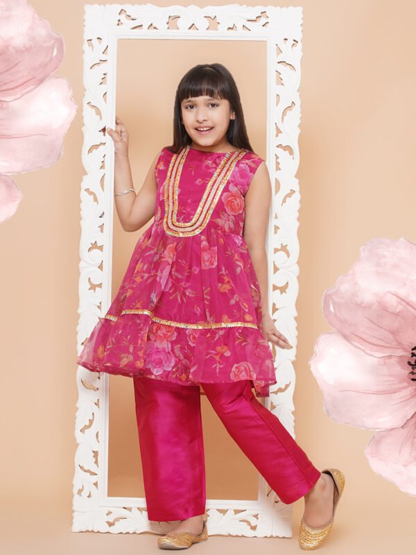 Modish couture Printed Kurta & Plazzo