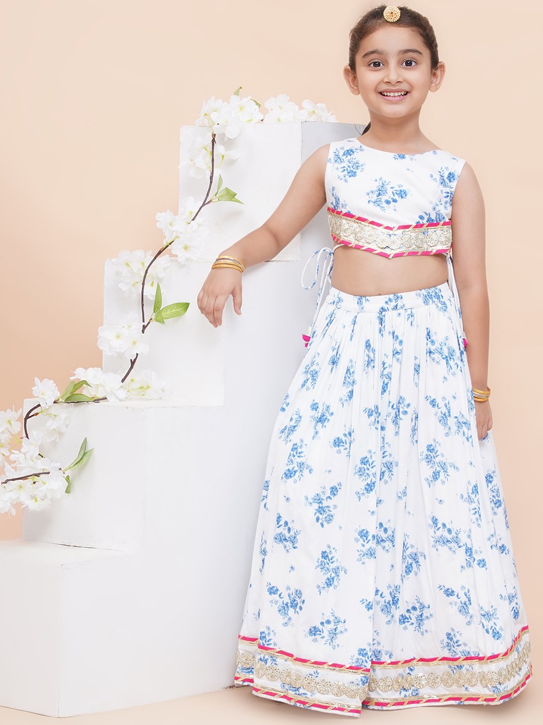 Modish couture Printed Lehenga with Top - Image 8