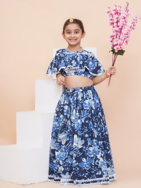 Modish couture Printed Lehenga with Top