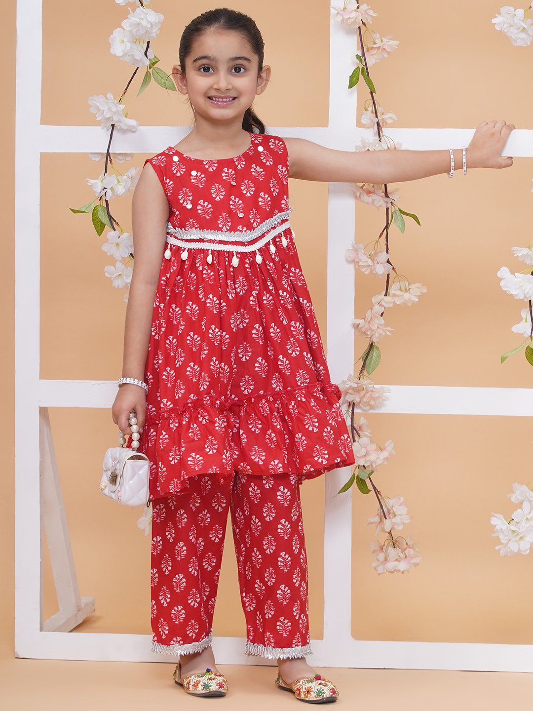 Modish couture Printed Kurta & Plazzo