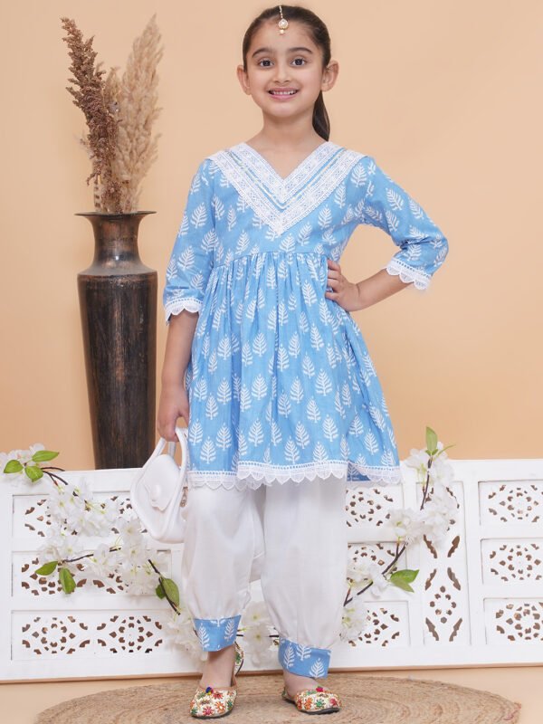Modish couture Printed Kurta & Salwar