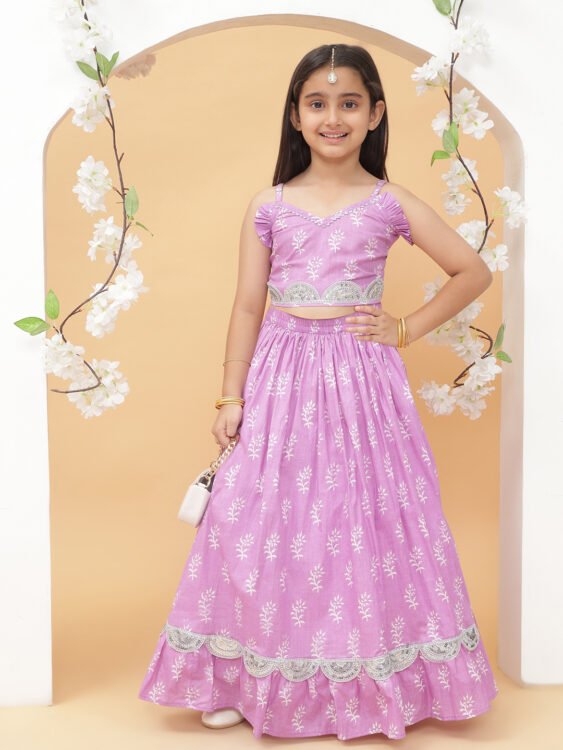 Modish couture Embellished Lehenga with Top