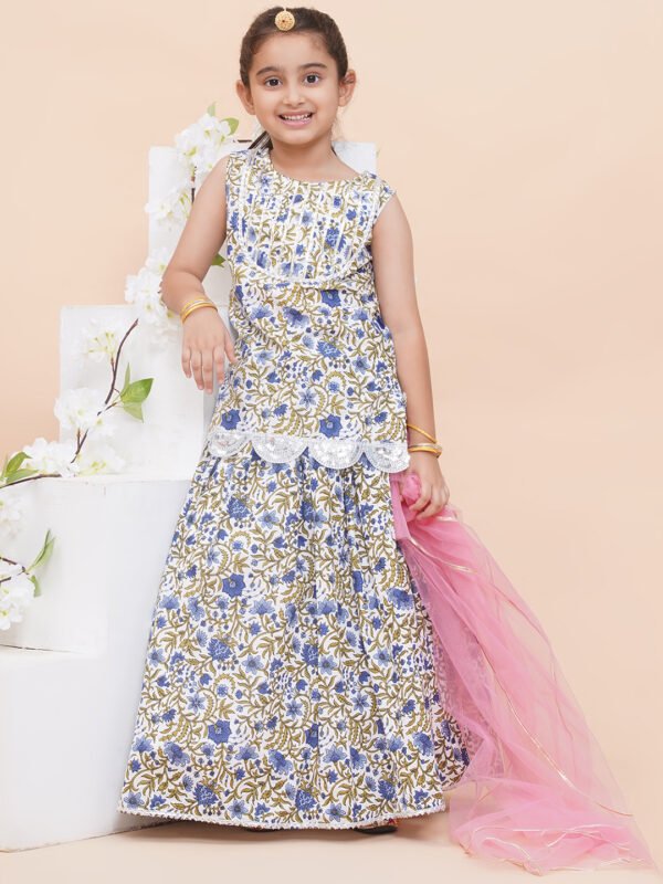 Modish couture Printed Lehenga Kurta with Dupatta