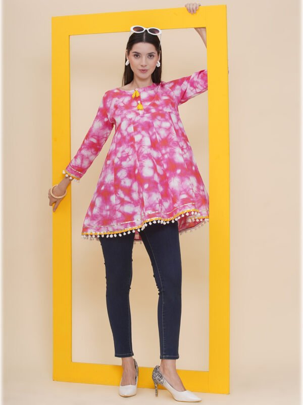 Modish Couture Self Design Tunic