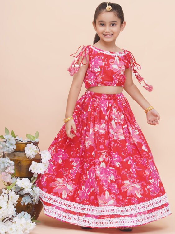 Modish couture Printed Lehenga with Top